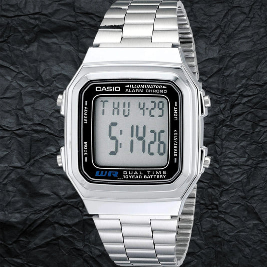 RELOJ CASIO VINTAGE DIGITAL METAL A-178WA-1