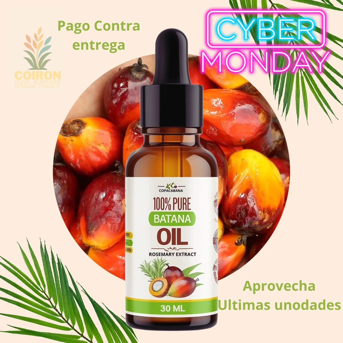 Aceite Batana Crecimiento Cabello 30 ml