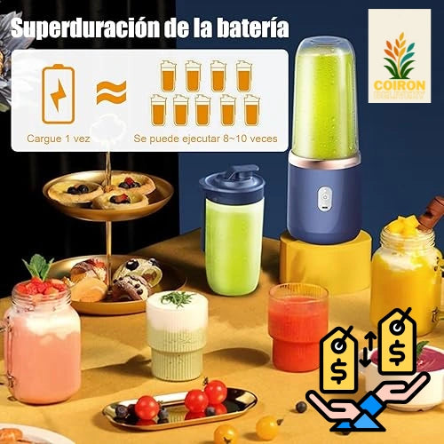 Q - Mini Batidora 2Vasos de 400ml