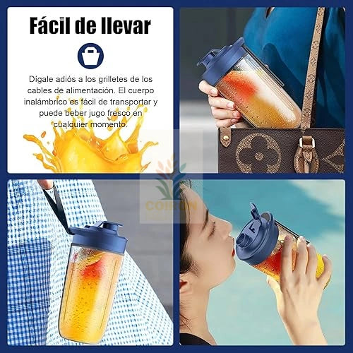 Q - Mini Batidora 2Vasos de 400ml