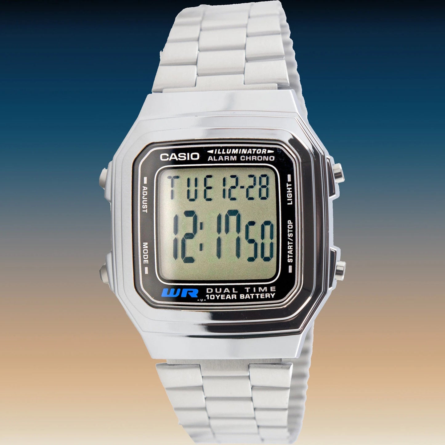 RELOJ CASIO VINTAGE DIGITAL METAL A-178WA-1