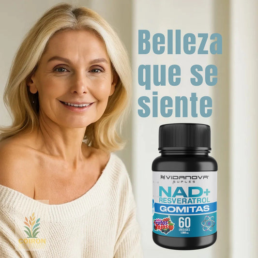 60 GOMITAS NAD+RESVERATROL 1000mg