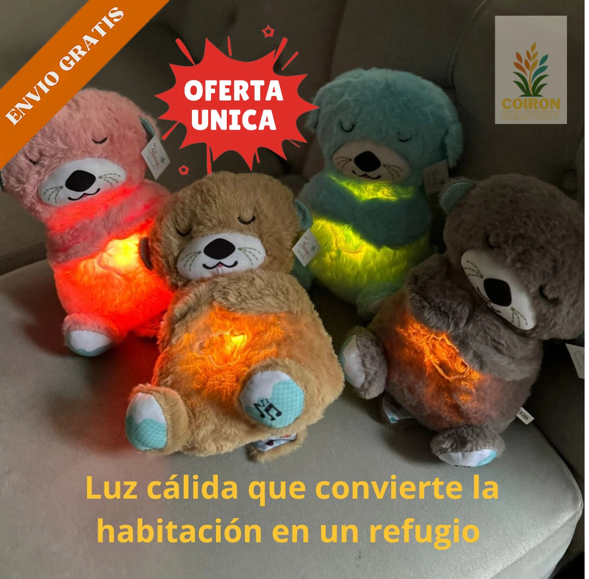 Nutria Koala Relajante Peluche Apego Res