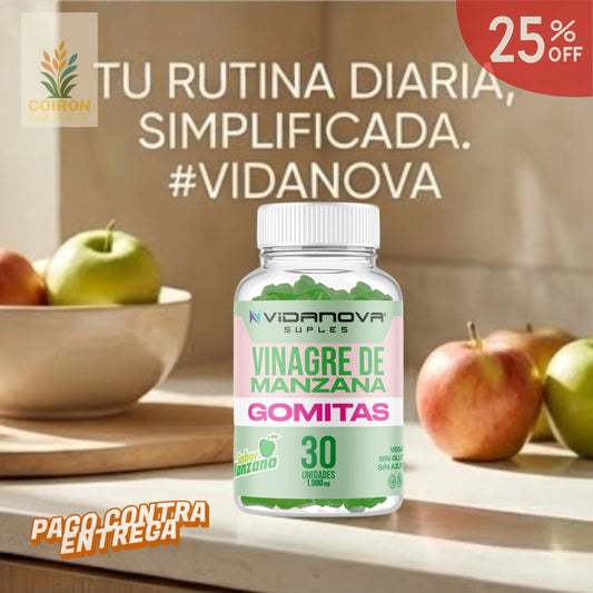 GOMITAS VINAGRE DE MANZANA 1000MG