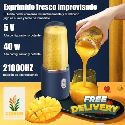 Q - Mini Batidora 2Vasos de 400ml
